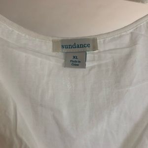 Sundance white embroidered summer dress